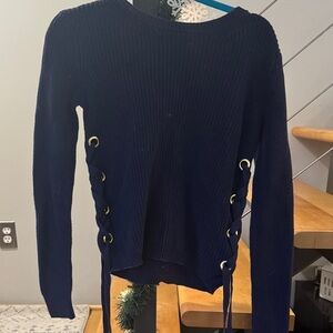 Michael Kors Navy Knit Sweater